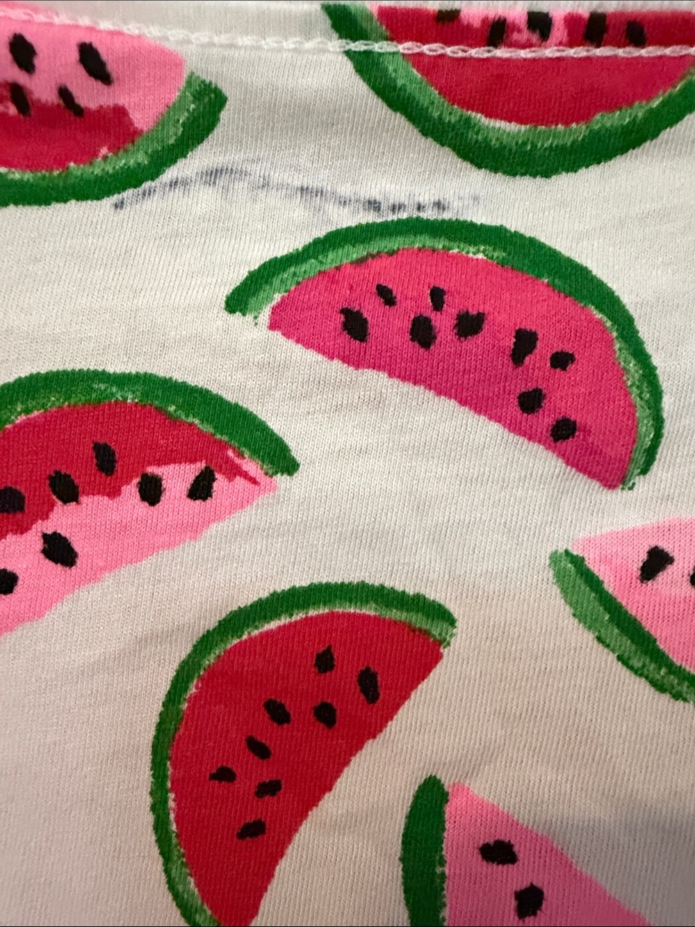 kate spade White Tee with Pink, Green & Orange Watermelon Print nwot - Picture 3 of 3